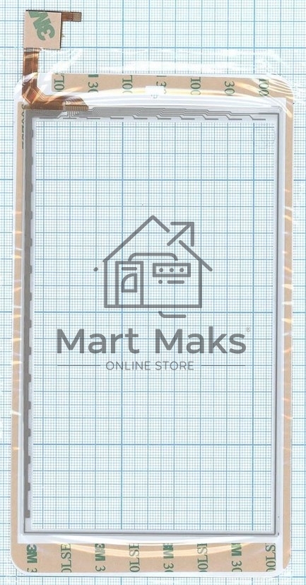 Сенсорное стекло (тачскрин) PB70JG1348. белое