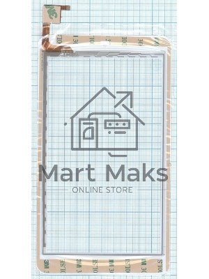 Сенсорное стекло (тачскрин) PB70JG1348. белое