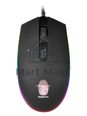 Мышь проводная Qumo Pretender M53 черный, 3200 dpi, USB, кнопки - 4