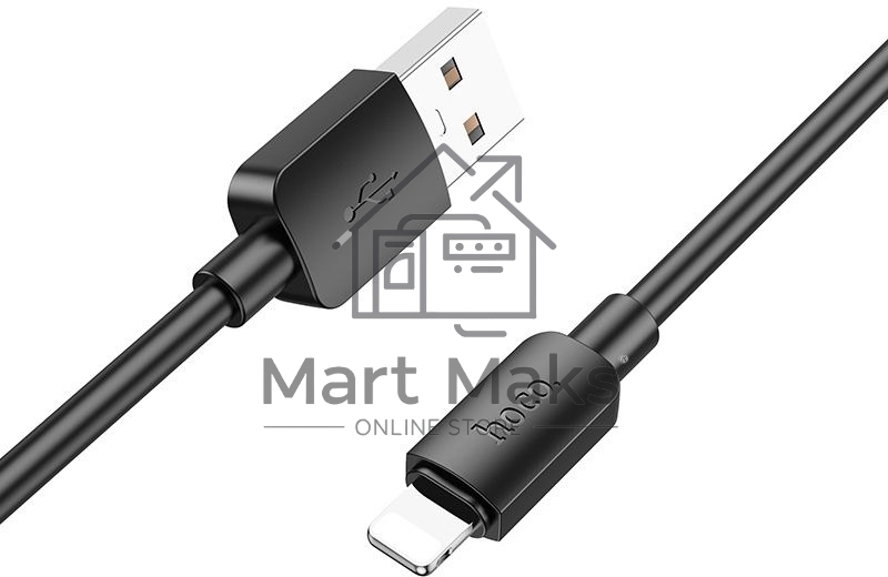 Кабель Hoco X96 Hyper iP USB (m)-Lightning (m) 1м черный коробка