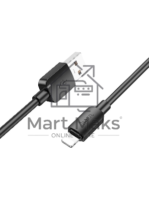 Кабель Hoco X96 Hyper iP USB (m)-Lightning (m) 1м черный коробка
