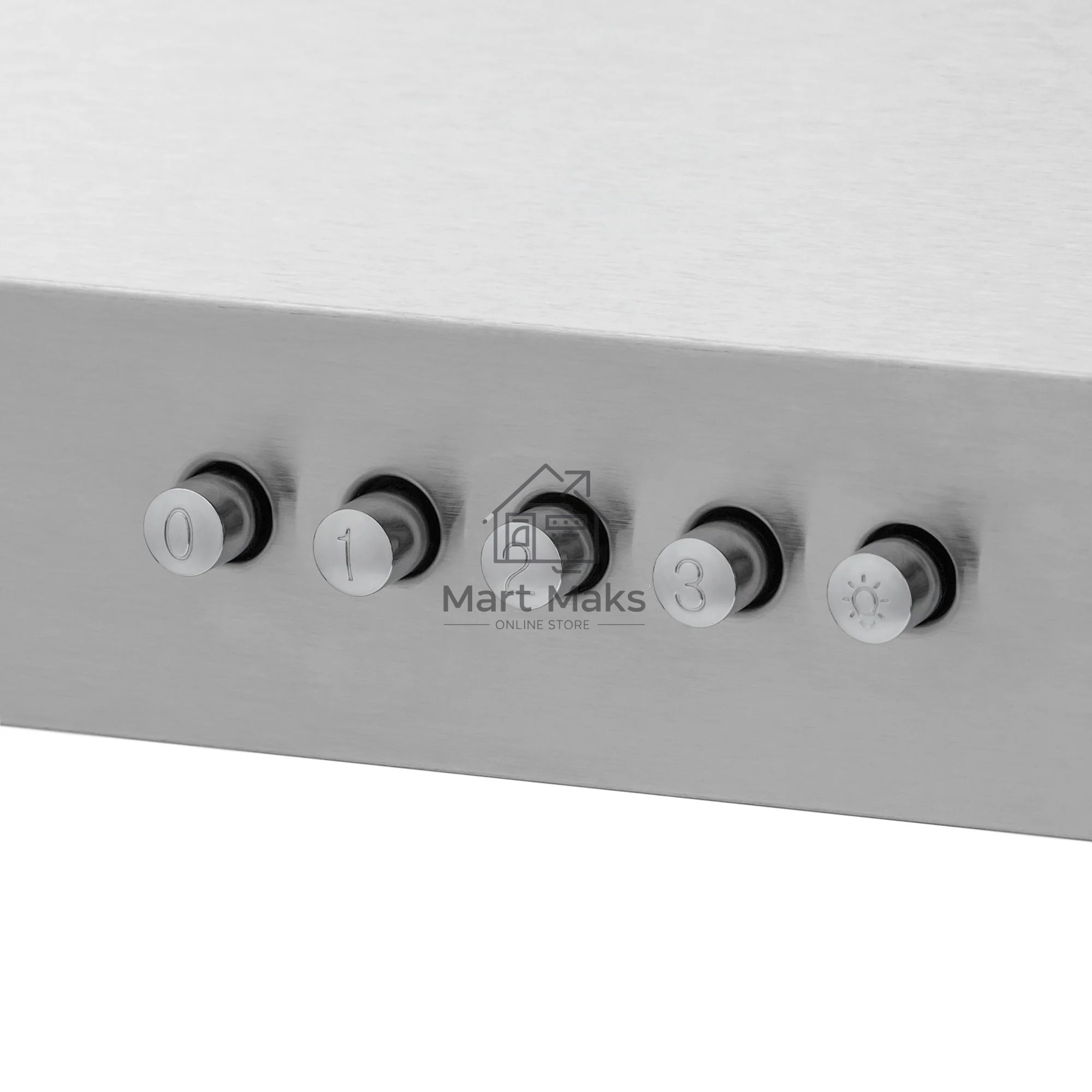 Вытяжка подвесная Krona Briana 500 Inox PB нержавеющая сталь, 49.5 см, 460 куб. м/ч, 42 дБ