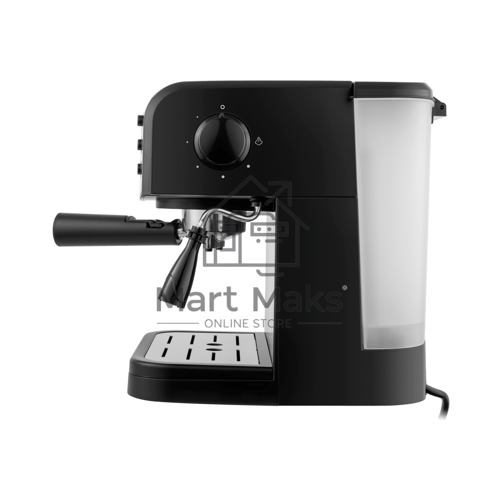 Кофеварка рожковая Maunfeld MF-734BK черный, исп. кофе - молотый/чалды, 1.5 л, 850 Вт, 15 Бар