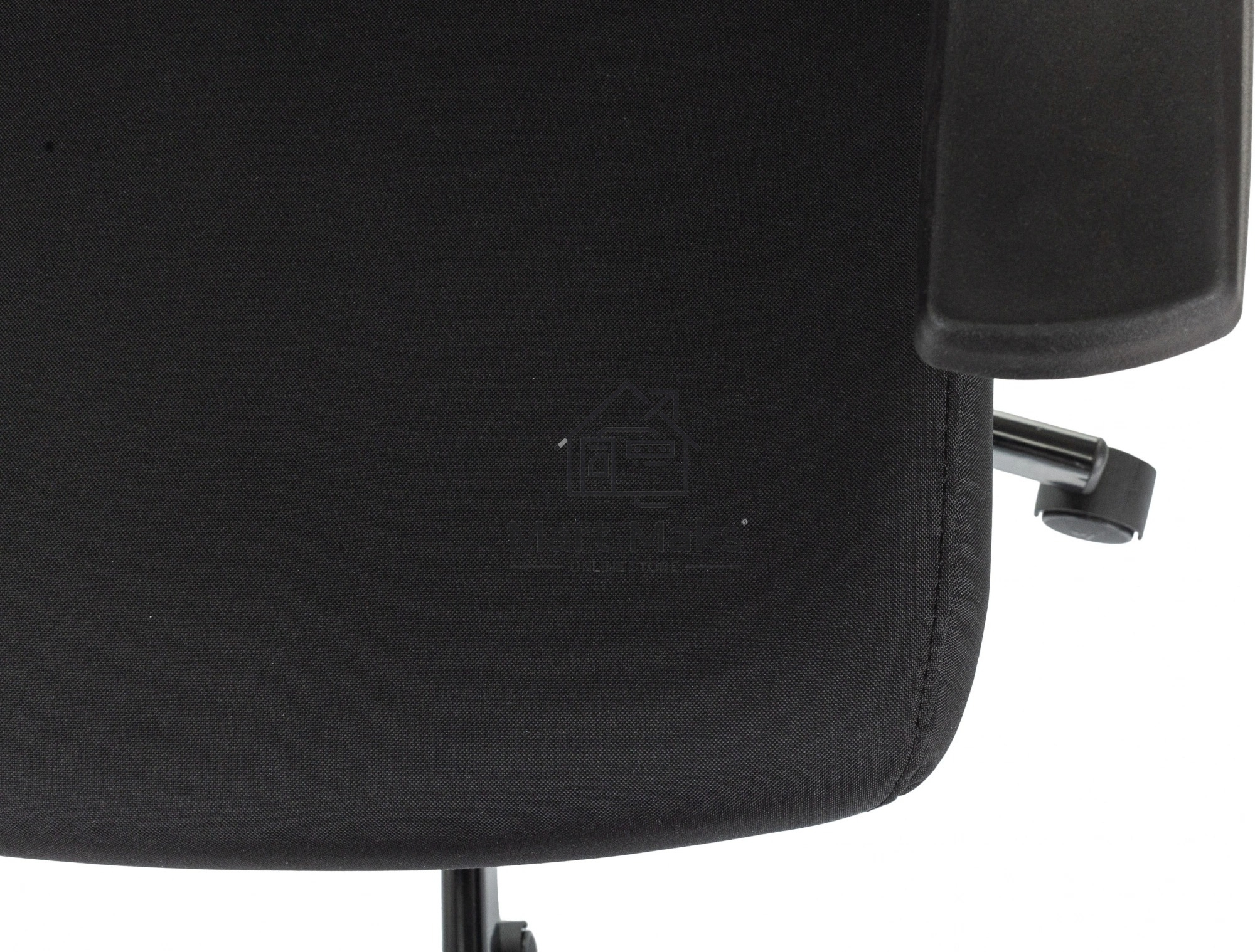 Кресло руководителя Бюрократ T-995 черный TW-01, сетка/ткань, крестов. металл черный