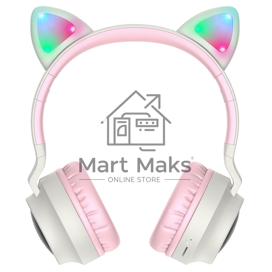 Гарнитура накладные Hoco W27 Cat серый беспроводные bluetooth накладные