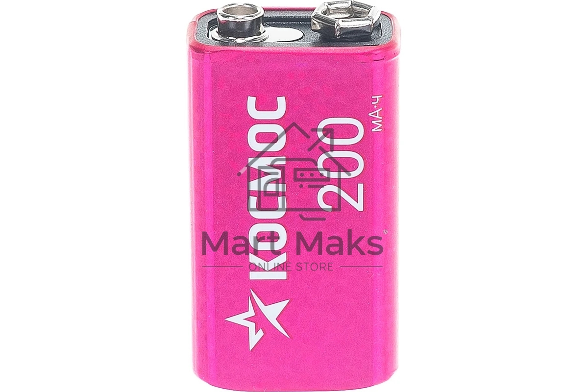 Аккумулятор Космос KOCNI-MH6F22 (200mAh) 6F22 200мА.ч 1BL (блист.1шт)