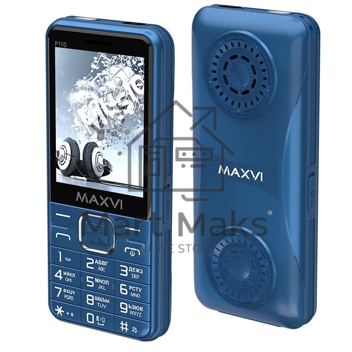 Мобильный телефон MAXVI Р110 синий