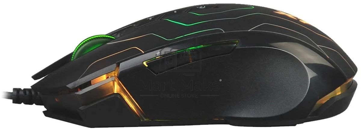 Мышь проводная A4Tech X89 Maze черный, 2400 dpi, USB, кнопки - 8