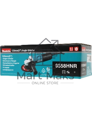 Угловая шлифовальная машина машина Makita 9558HNR 840Вт 11000об/мин рез.шпин.:M14 d=125мм