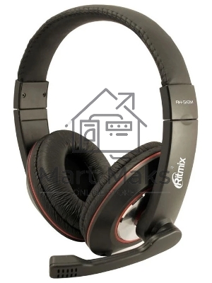 Гарнитура Ritmix RH-516M чёрный, проводная, 3.5 мм