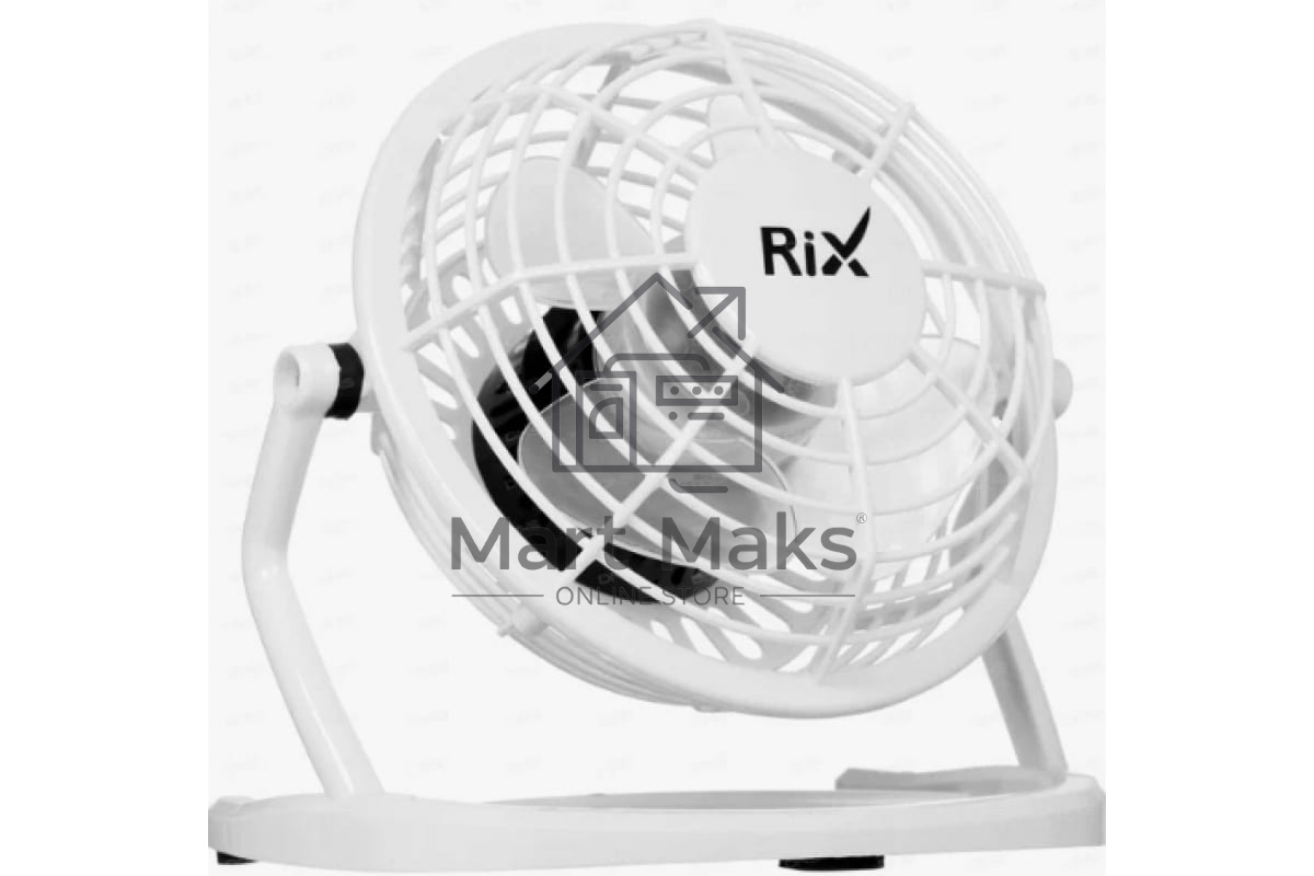 Вентилятор настольный Rix RDF-1500USB (черный)