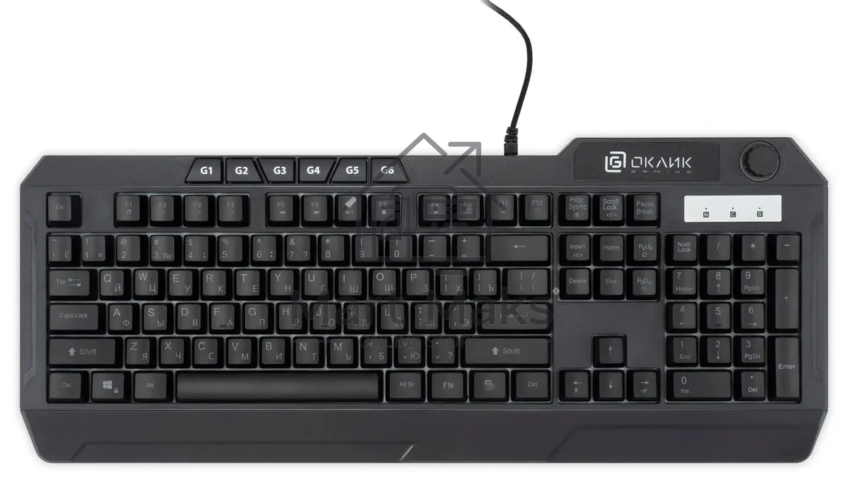 Клавиатура Oklick 715G (1680657) проводная, USB, черный