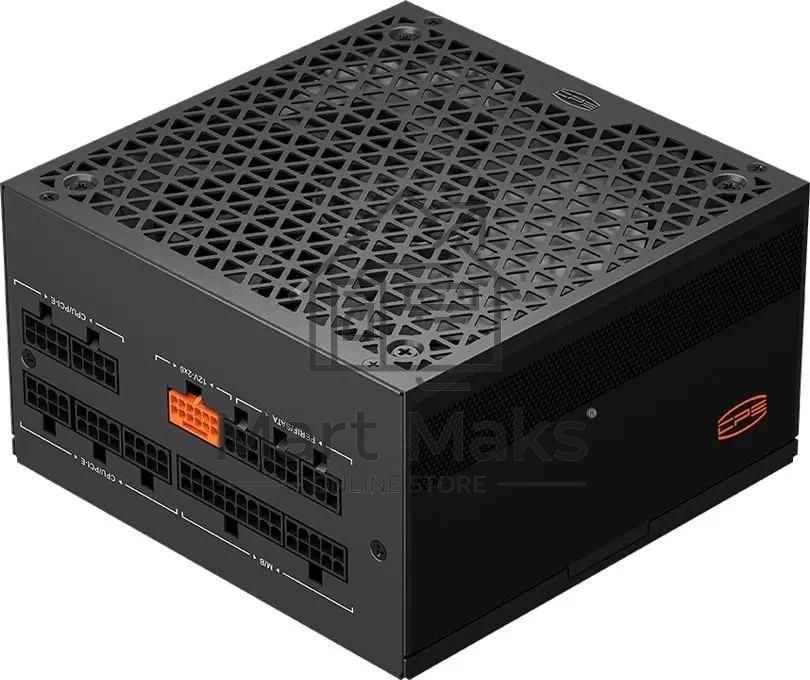 Блок питания PCCooler P5-YN1000-G1F, 1000Вт, 80 PLUS Gold, 135мм, модульный, черный