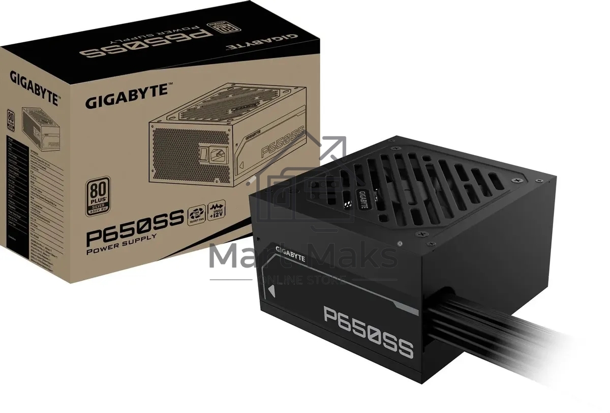 Блок питания ПК Gigabyte P550SS 550W, 80+, SILVER, НЕ модульный, ATX 3.0