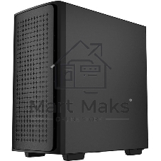 Компьютерный корпус Deepcool CK560 без БП, боковое окно (закаленное стекло), 3xARGB LED 120мм вентилятора спереди и 1x140мм вентилятор сзади, черный, ATX
