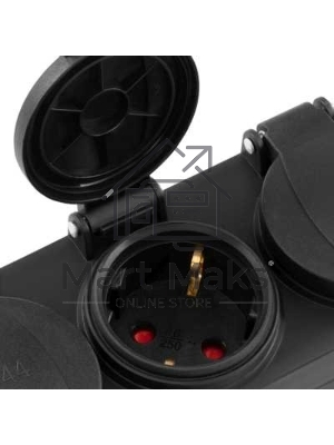 Сетевой фильтр Buro 400MDP-3-B 3 м, 4 розетки, черный, коробка