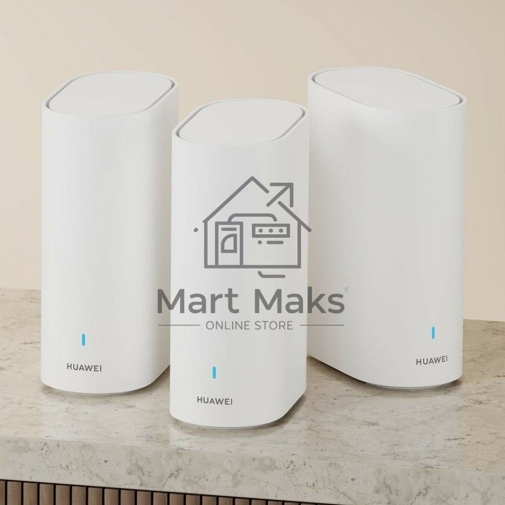 Роутер беспроводной HUAWEI 53030DVA NVWA-AX30-23 WiFi 6 Plus AX3000 Mesh 3+ , MESH-комплект 10/100/1000 Mbit/s WAN/LAN (3-Package)