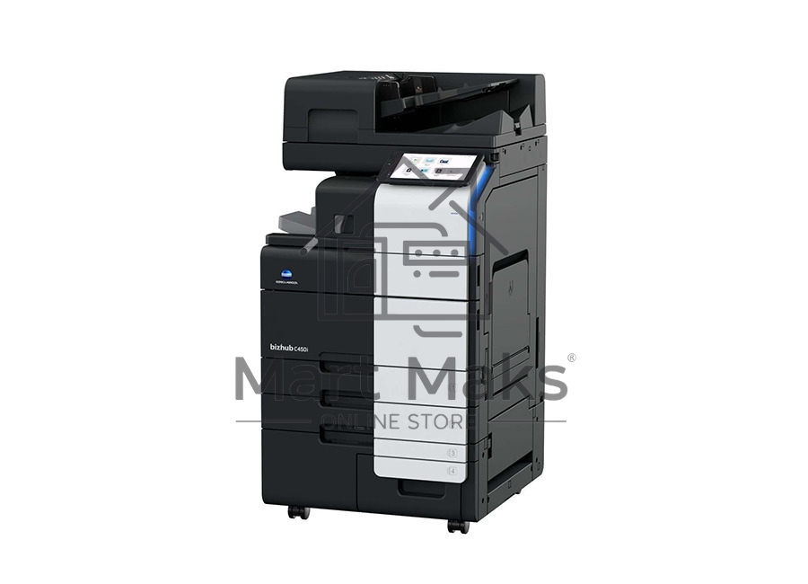 МФУ лазерный Konica Minolta Bizhub C450i, A3, цветной, печ. до 45 стр/мин (A4) 22 стр/мин (A3), скан. до 140 стр/мин., 1200 x 1200 DPI (печ.), 600 x 600 DPI (скан.), USB, Ethernet