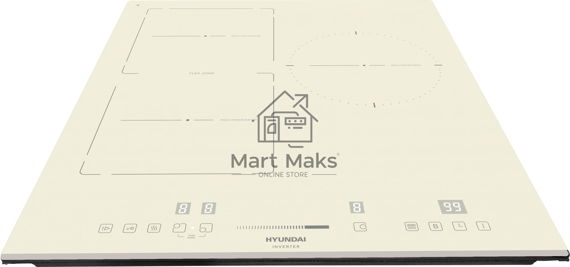 Индукционная варочная панель Hyundai HHI 4771 BE, бежевый