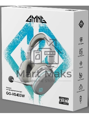 Наушники с микрофоном GMNG GG-HS405W белый