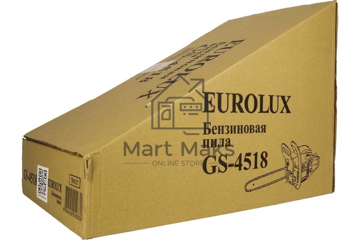 Бензопила Eurolux GS-4518 черный/желтый 70/6/25
