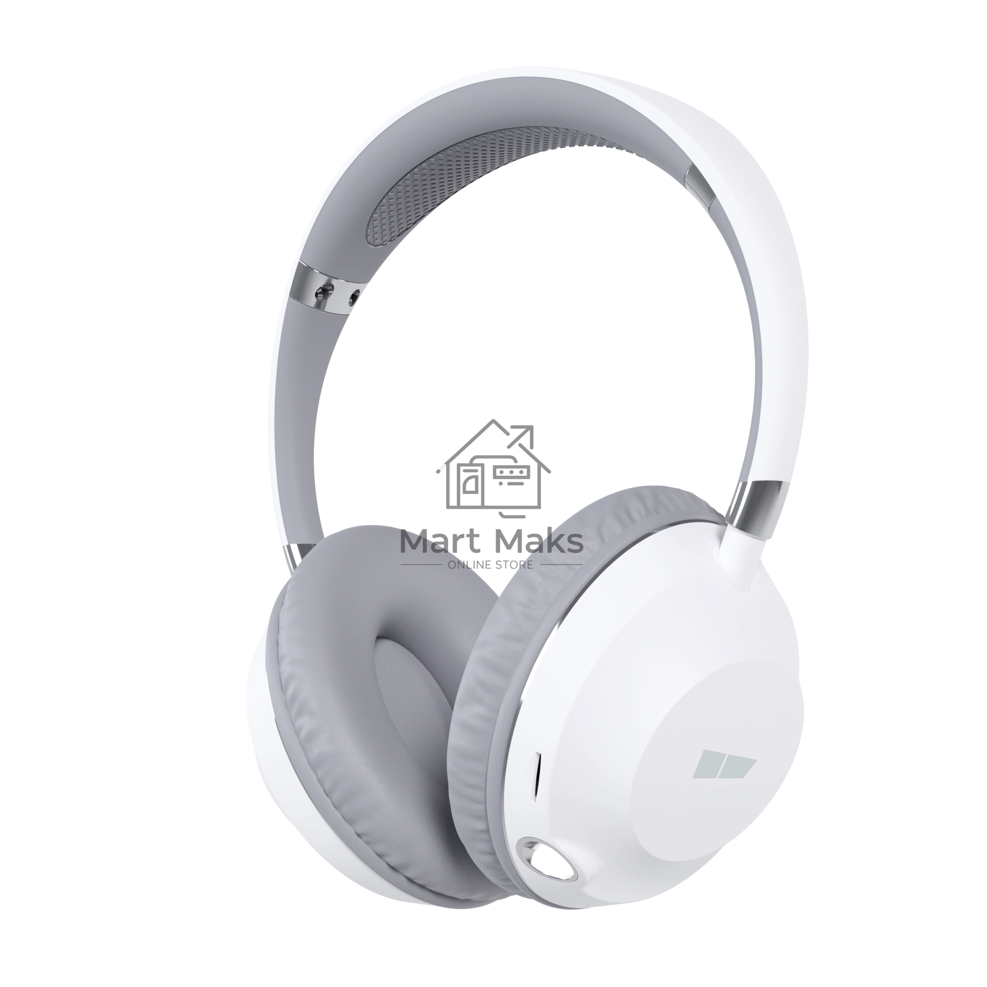 Наушники полноразмерные MORE CHOICE (4610196406218) HW34S White Grey