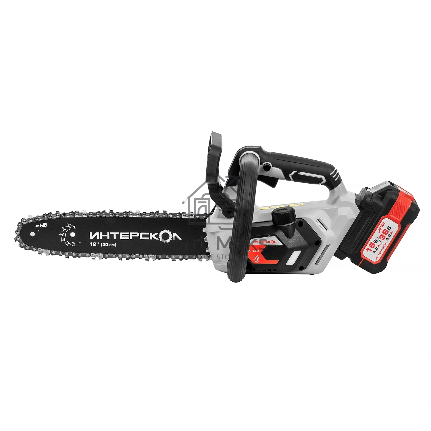 Цепная пила Интерскол ПЦА-12/36В дл.шины:12