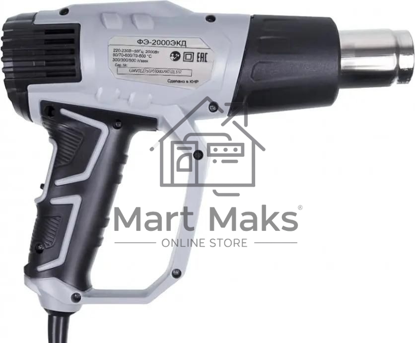 Фен технический Ресанта ФЭ-2000ЭКД 2000Вт темп.50/70-600С