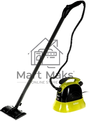 Пароочиститель напольный Kitfort КТ-9102-2 черный/салатовый