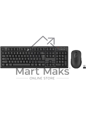 Комплект клавиатура+мышь A4Tech FStyler FG1200S беспроводной, USB, чёрный