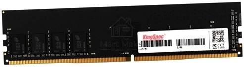 Оперативная память KingSpec, DDR4, 16GB (1x16GB), 3200MHz, CL17, DIMM