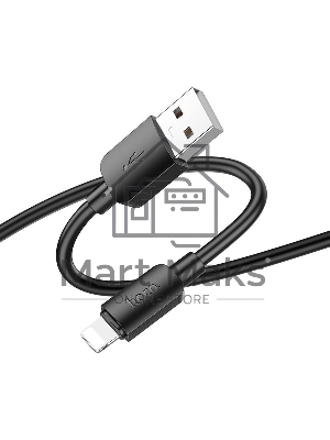 Кабель Hoco X96 Hyper iP USB (m)-Lightning (m) 1м черный коробка