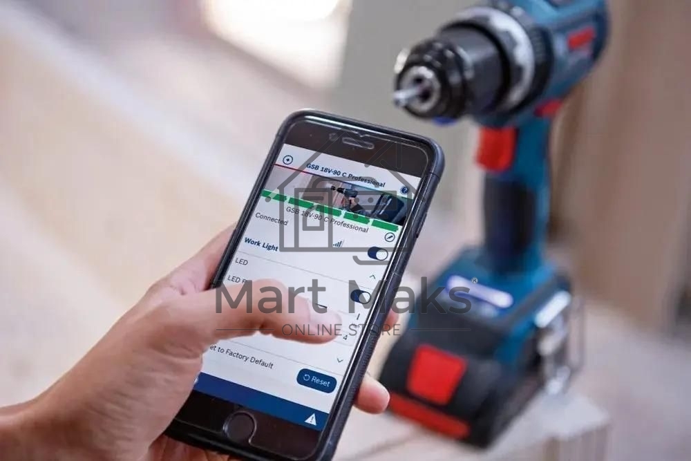 Дрель-шуруповерт Bosch GSR 18V-90 C solo, без АКБ, без ЗУ