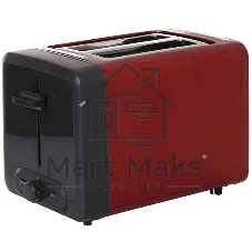 Тостер Bosch TAT4P424 красный/черный, 970 Вт, 2 слота