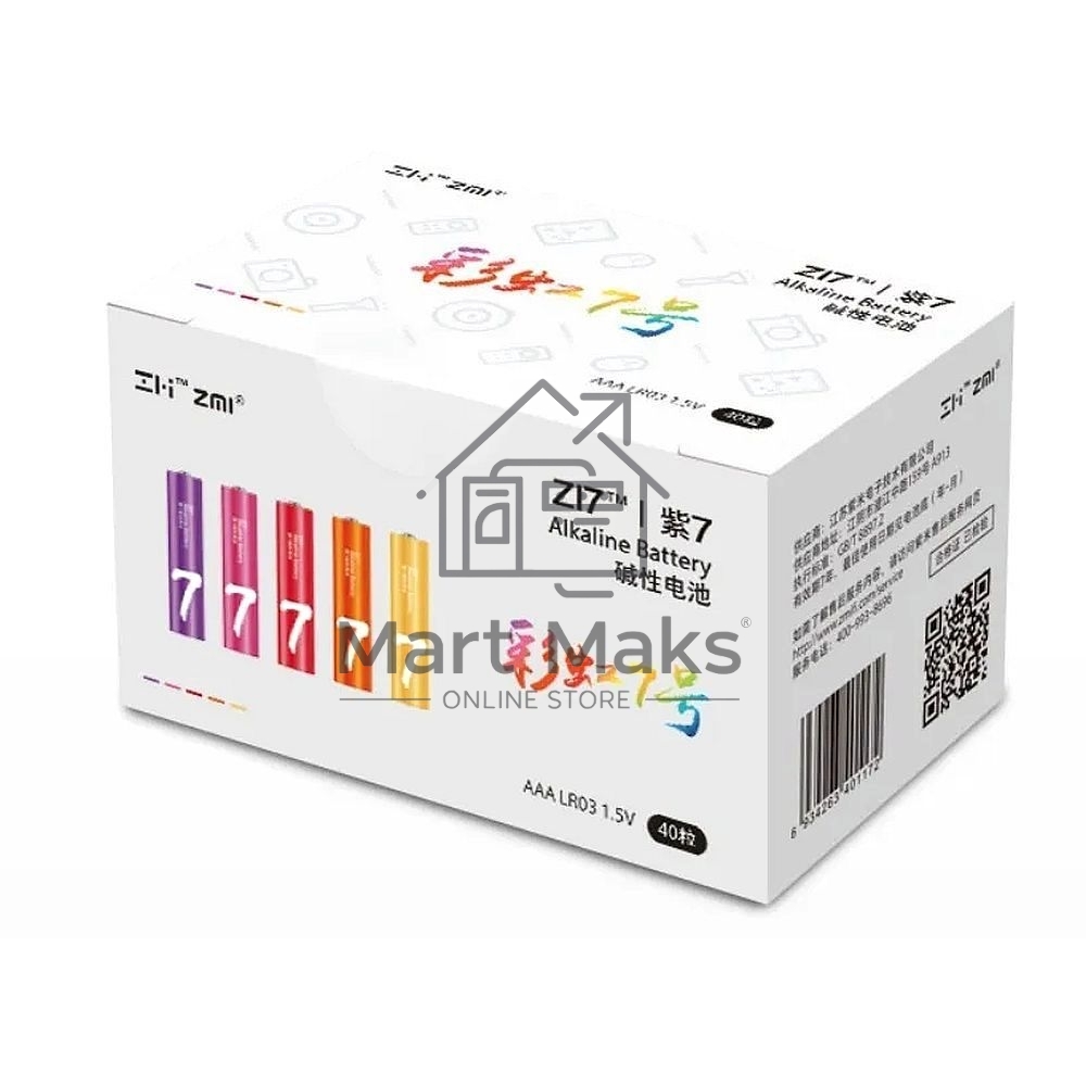 Батарея Xiaomi ZI7 AAA alkaline battery (40pcs)