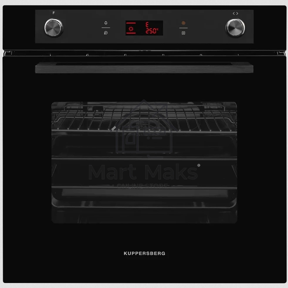 Встраиваемый духовой шкаф Kuppersberg HM 639 Black 60 см, 70 л, 9 режимов, гидролизная очистка, черный