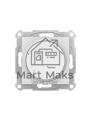 Светорегулятор AtlasDesign (диммер) повор-нажим. LED RC 400Вт мех. лотос SE ATN001323