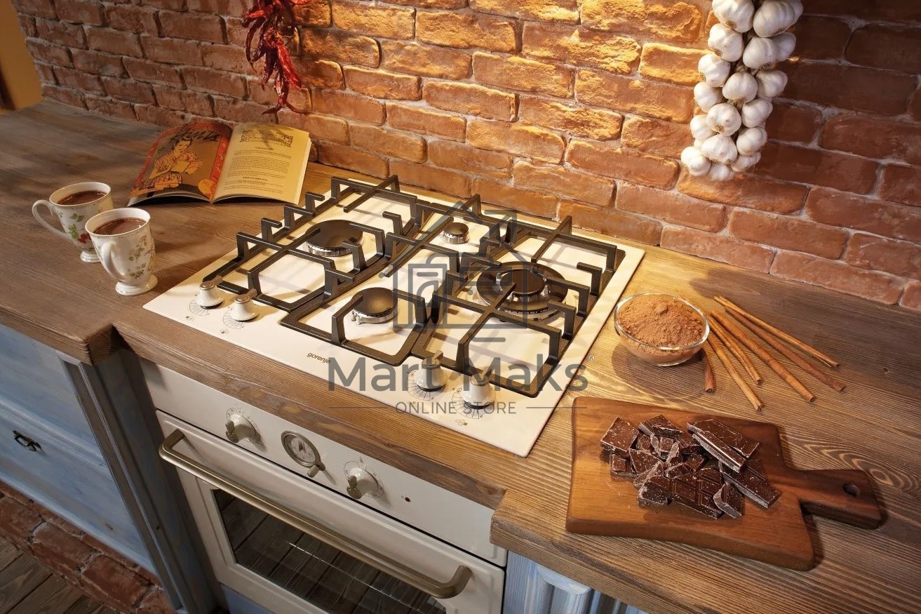 Газовая варочная панель Gorenje GW6D42CLI слоновая кость