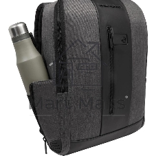 Рюкзак мужской Piquadro Brief2 CA4818BR2/GRN серый/черный нейлон/натур.кожа