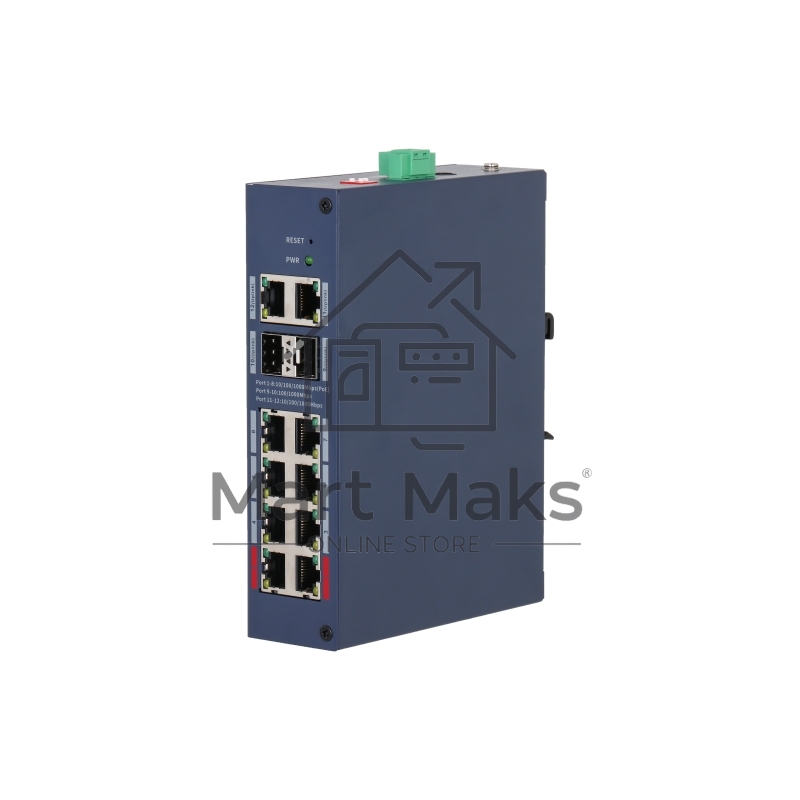 Коммутатор Dahua DH-CHS4212-8GT-110, 8×1 Гбит/с + 2×1 Гбит/с + 2×1 Гбит/с SFP, управляемый