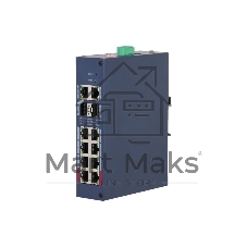 Коммутатор Dahua DH-CHS4212-8GT-110, 8×1 Гбит/с + 2×1 Гбит/с + 2×1 Гбит/с SFP, управляемый