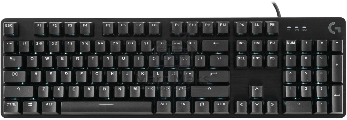Клавиатура Logitech G412 SE проводная, USB Type-A, чёрный