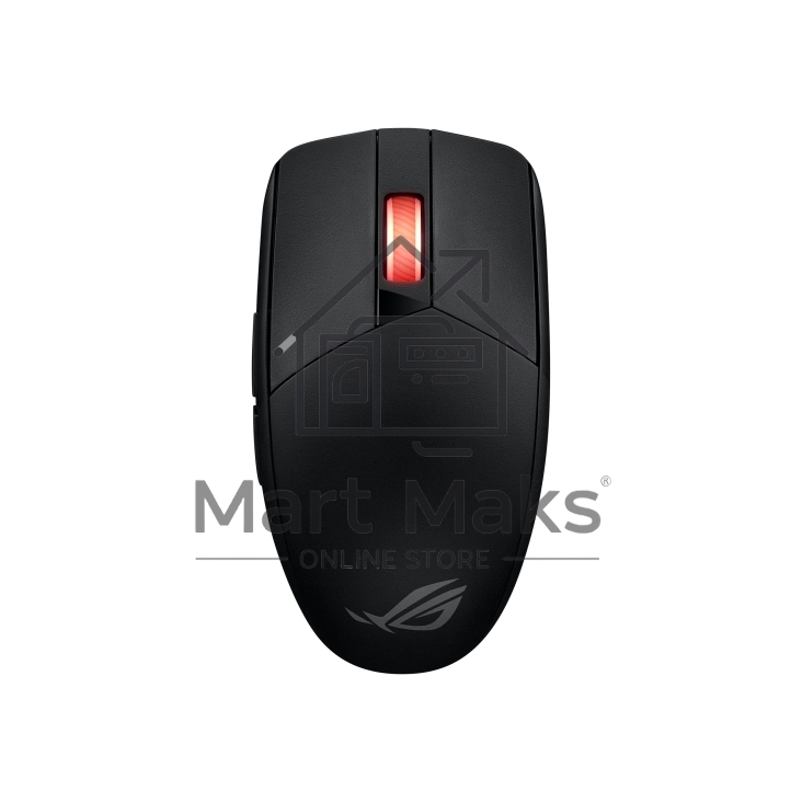 Мышь беспроводная ASUS ROG Strix Impact III Wireless черный, 36000 dpi, радиоканал, Bluetooth, USB, кнопки - 6