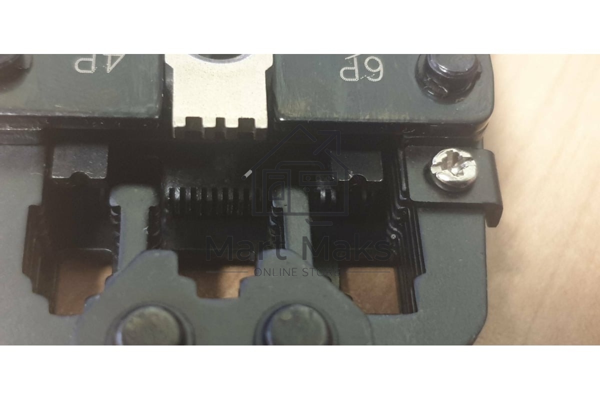 Кримпер многофункциональный с 3 встроенными модулями для обжима RJ-45, RJ-12, RJ-11 HT-200R