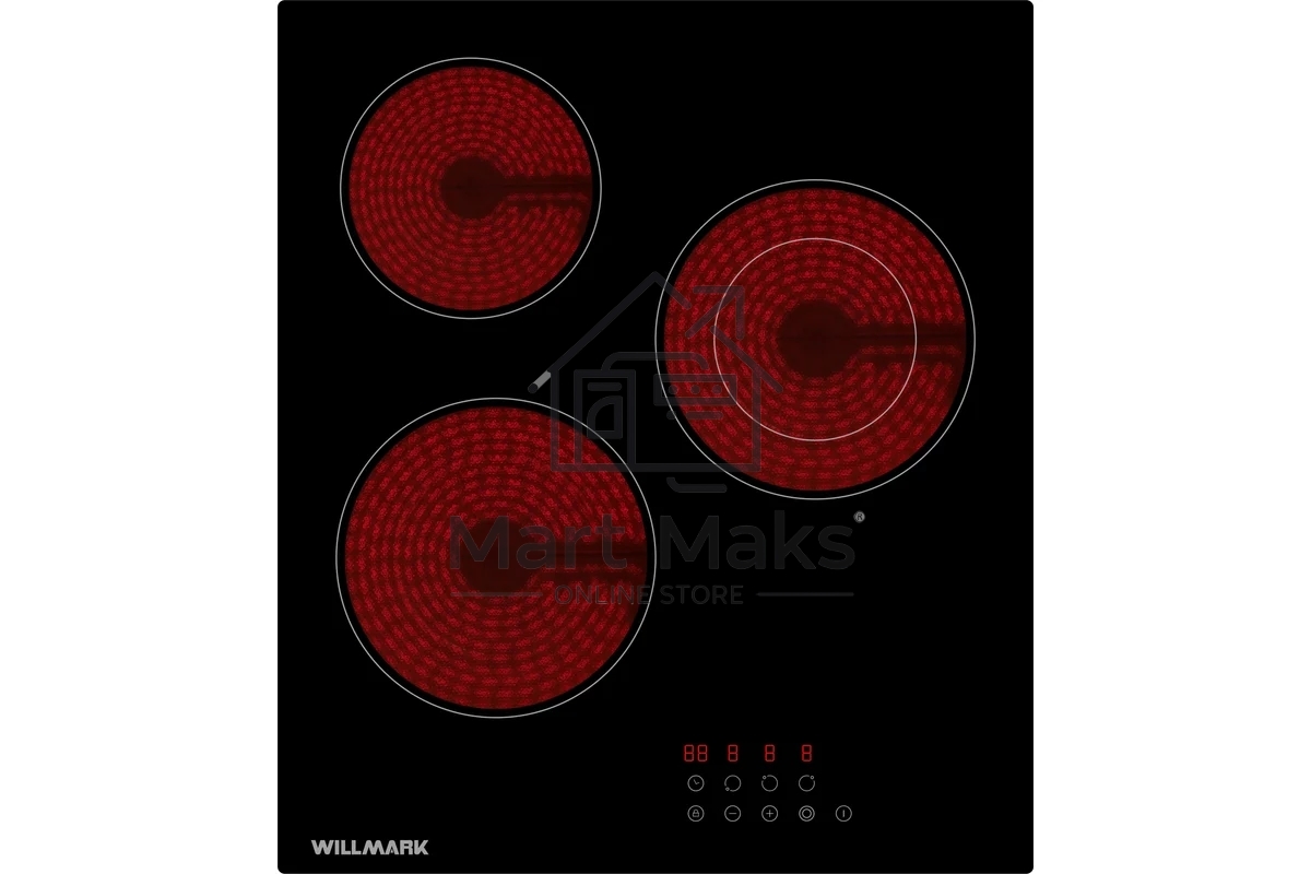 Электрическая варочная поверхность Willmark WCH-3452R независимая, черный
