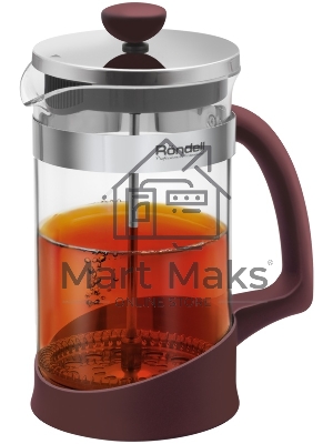 Френч-пресс Rondell Bojole RDS-1903 1л бордовый