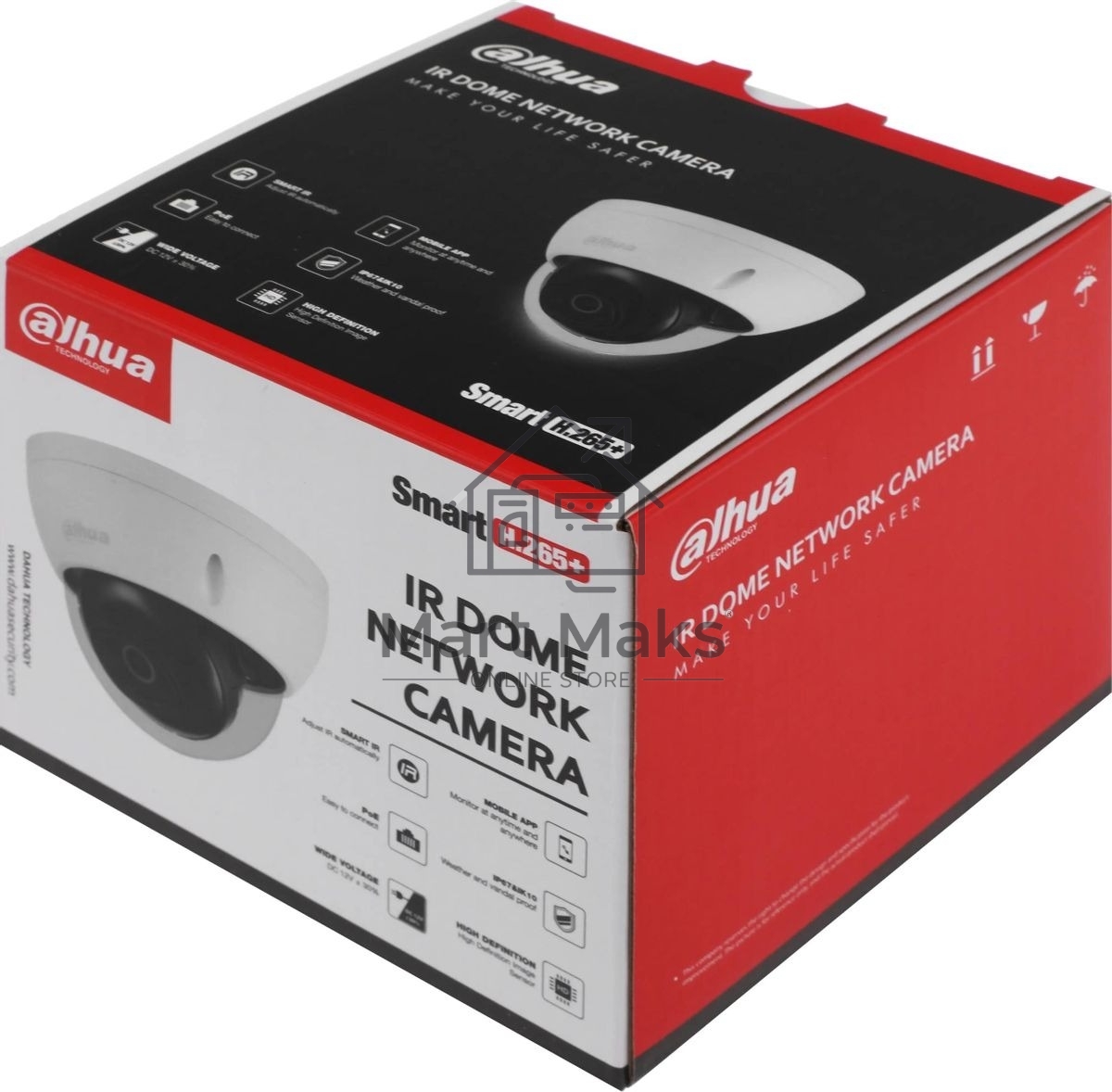 Камера видеонаблюдения IP Dahua DH-IPC-HDBW2230E-S-0280B-S2(QH3) 2.8-2.8мм цв. (DH-IPC-HDBW2230EP-S-0280B-S2)