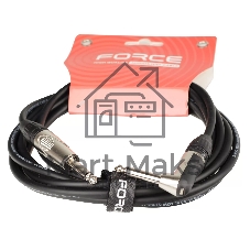 Кабель гитарный FORCE FGC-09/3L1/4