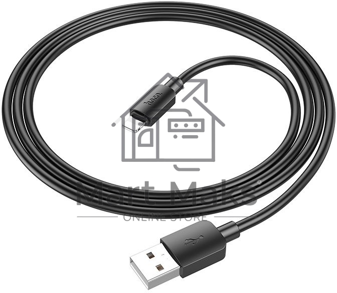 Кабель Hoco X96 Hyper iP USB (m)-Lightning (m) 1м черный коробка