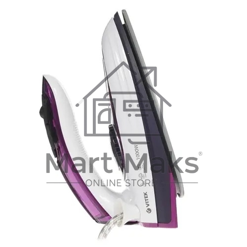 Утюг дорожный Vitek VT-8305 1000Вт белый/фиолетовый